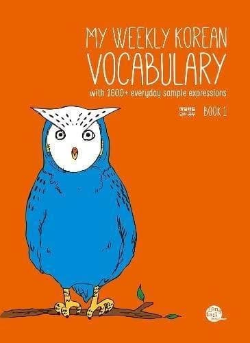 My weekly korean vocabulary book 1 (bilingue coreen