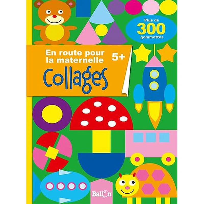 En route pour la maternelle - Collages 5+