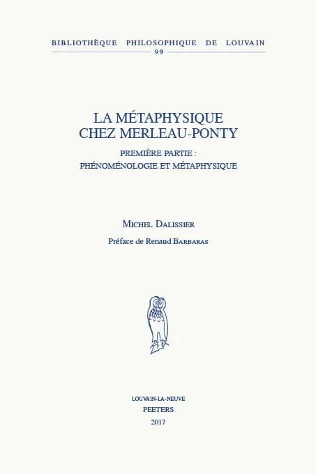 La métaphysique chez Merleau-Ponty