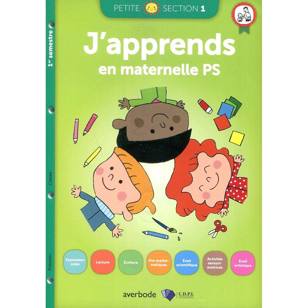J'apprends en maternelle PS  1 er semestre