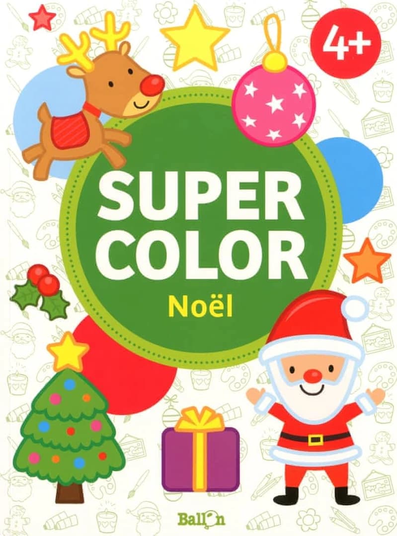 Supercolor Noël : [Album à colorier]