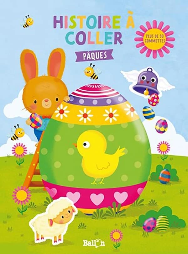 Histoire à coller : Pâques : [Autocollant]