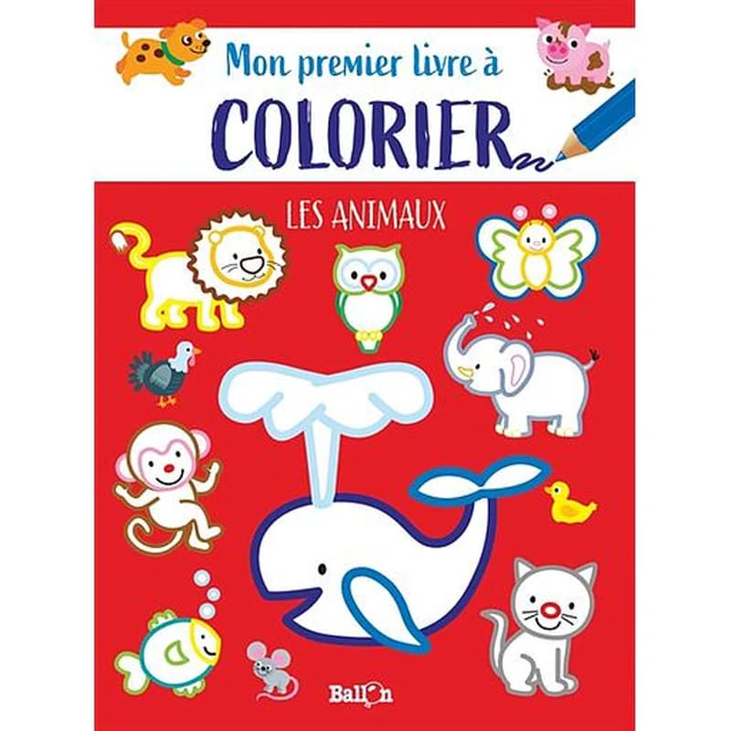 mon premier livre à colorier les animaux