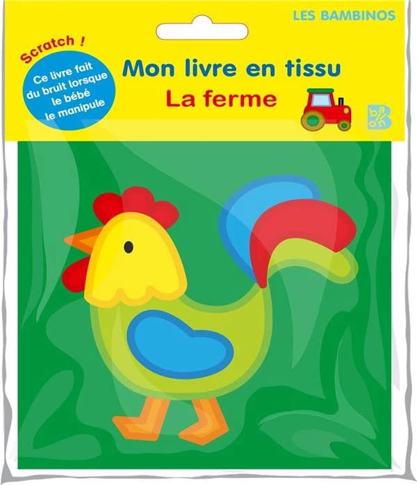 Mon livre en tissu : la ferme