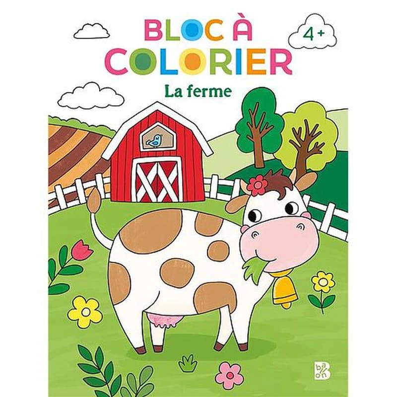 bloc à colorier LA FERME
