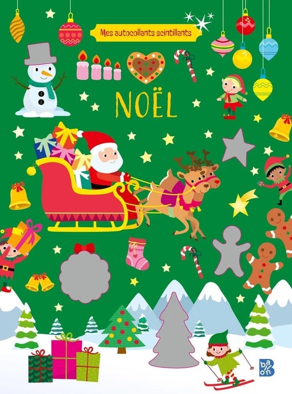Mes autocollants scientillants : Noël : [Autocollant]