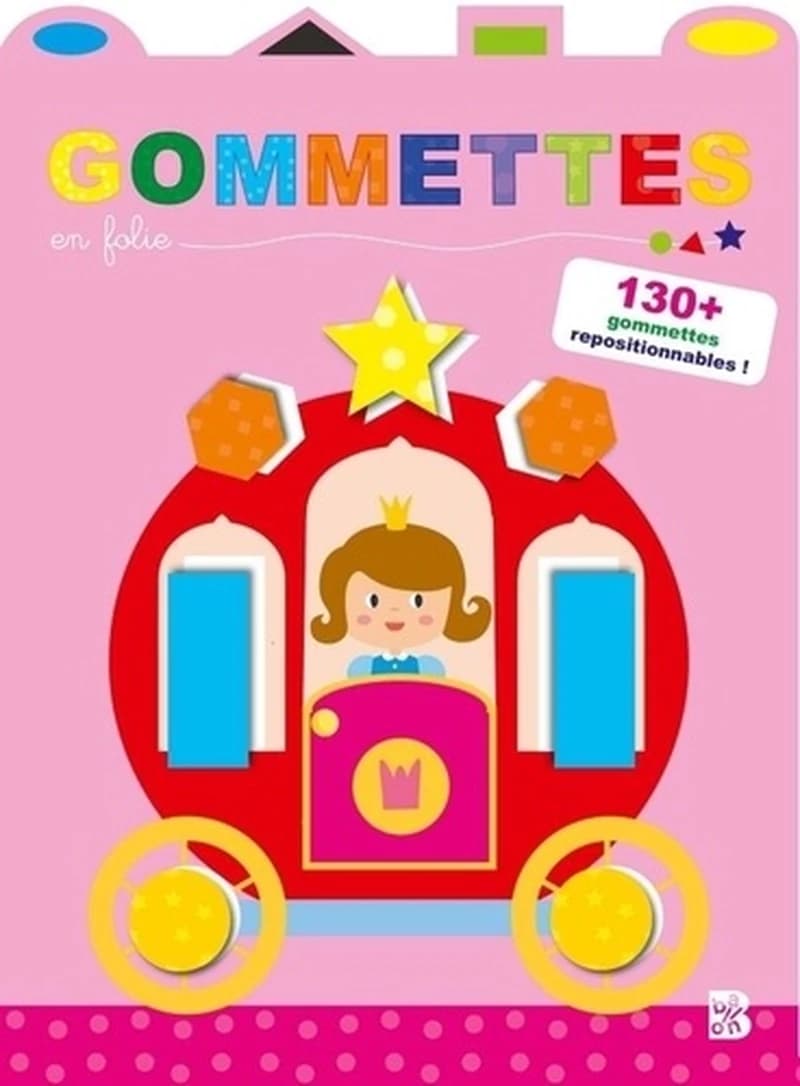 Gommettes en folie : carrosse - 130+ gommettes repositionnables ! : [Autocollant]