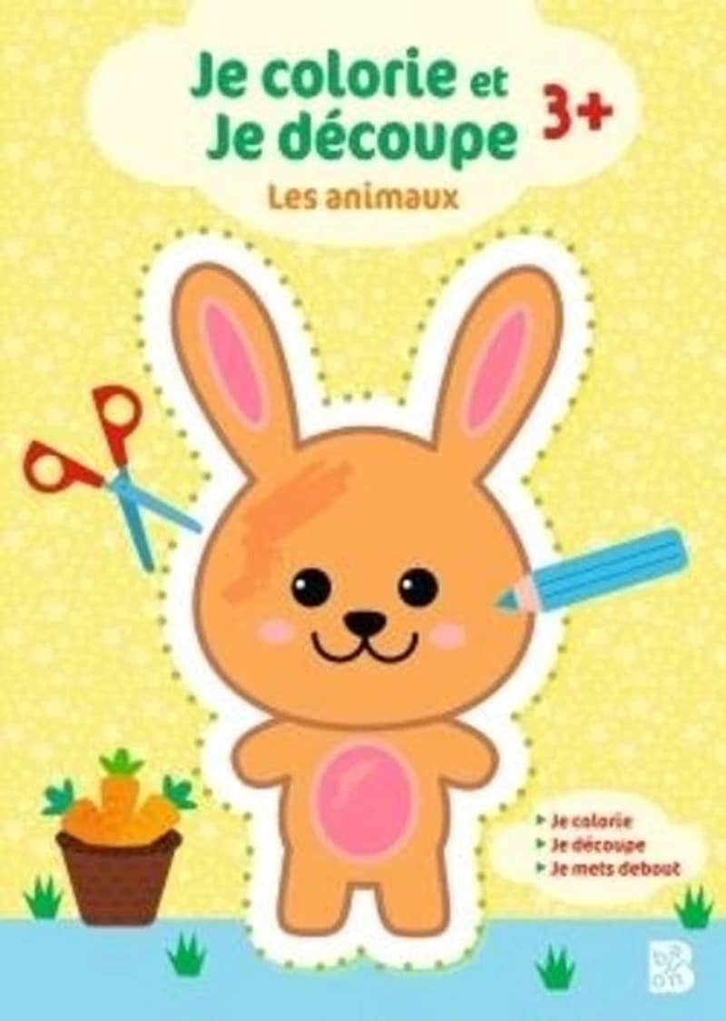 Je colorie et je découpe : Les animaux
