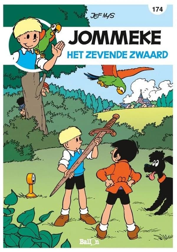 Jommeke strip t.174 het zevende zwaard 174