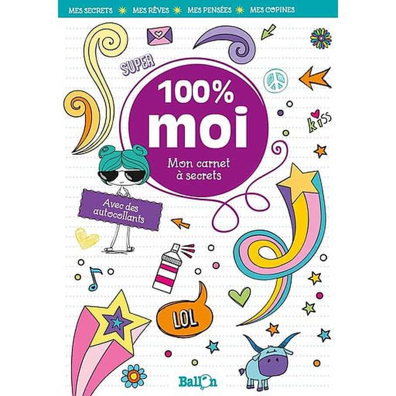 Mon carnet à secrets 100 % moi