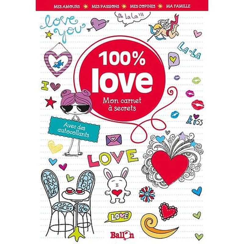 100% love - Mon carnet à secrets