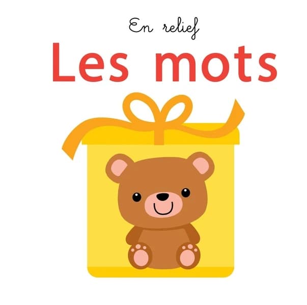 Les mots ; en relief