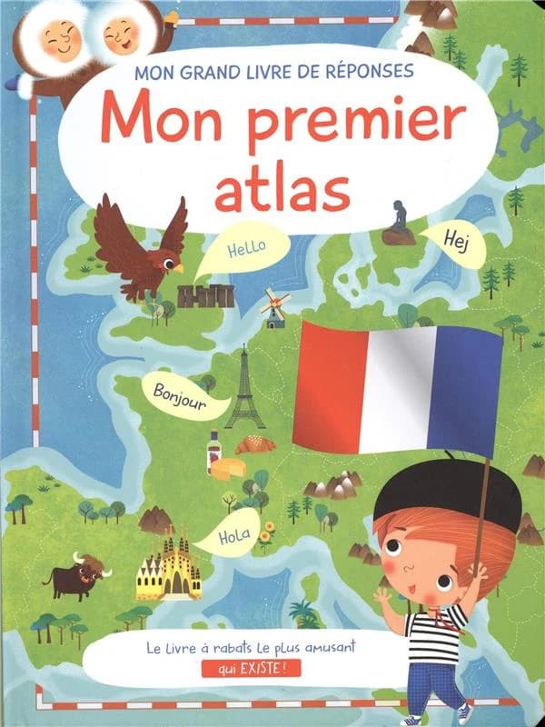 Mon grand livre de réponses : mon premier atlas