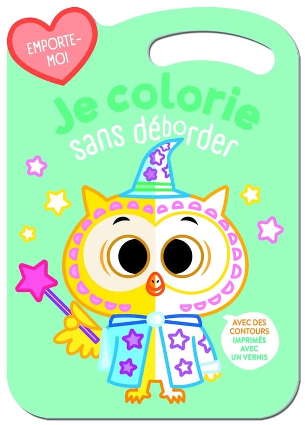 Emporte moi : je colorie sans déborder : le hibou