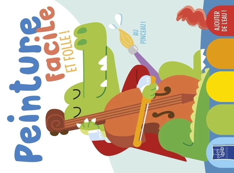 Peinture facile et folle ! : Le crocodile