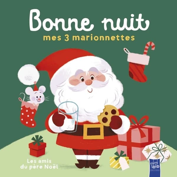 Bonne nuit, mes 3 marionnettes : Les amis du Père Noël