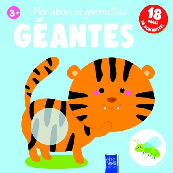 Mon album de gommettes géantes : 18 pages de gommettes
