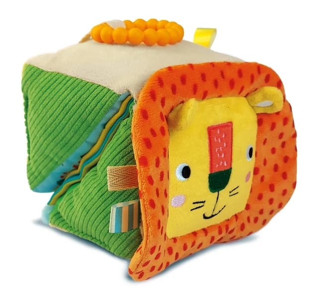 Livre cube tout doux : Mon ami le lion