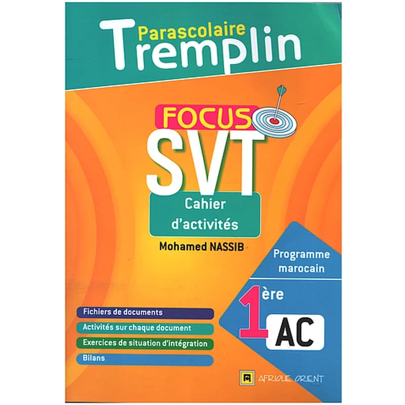 TREMPLIN FOCUS SVT CAHIER D'ACTIVITES 1AC