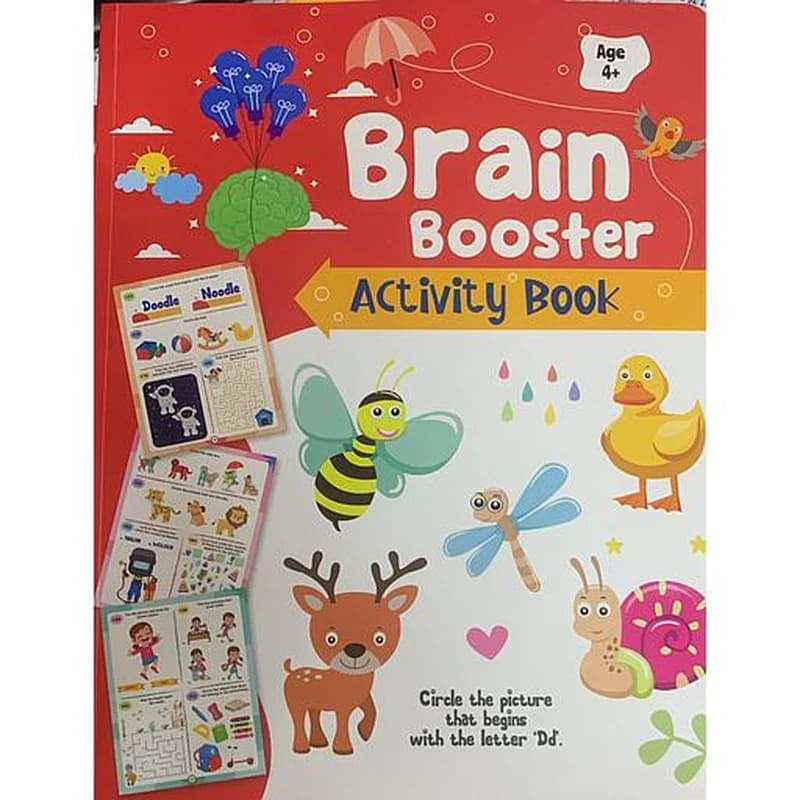BRAIN BOOSTER ACTIVITY BOOK 4+