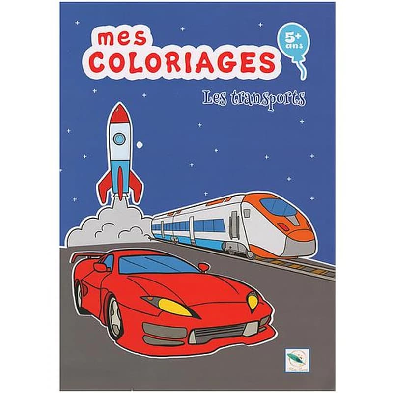 Mes coloriages Les transports