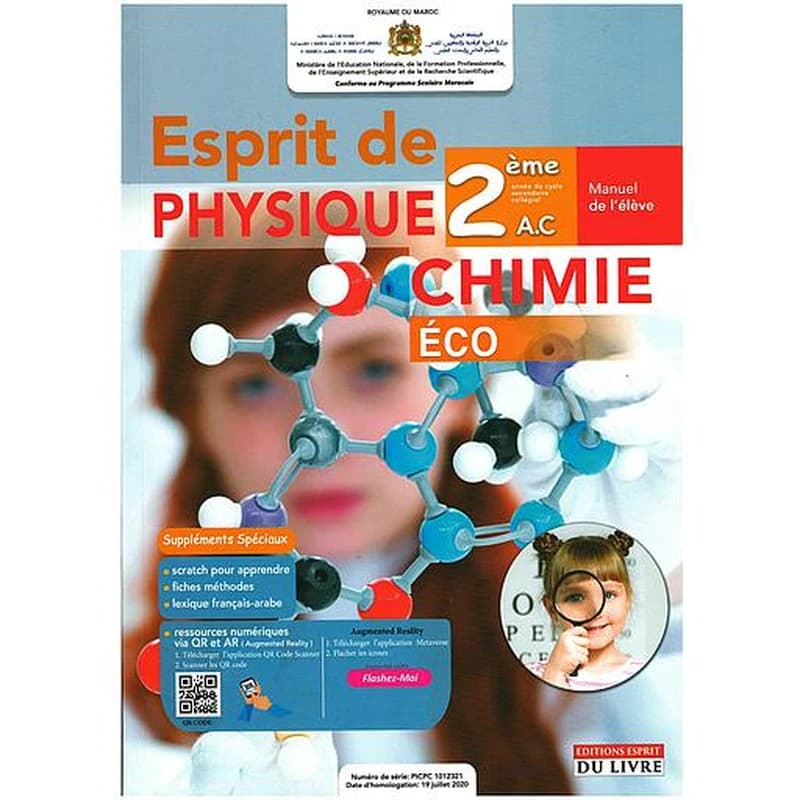 ESPRIT DE PHYSIQUE CHIMIE 2 AC ECO