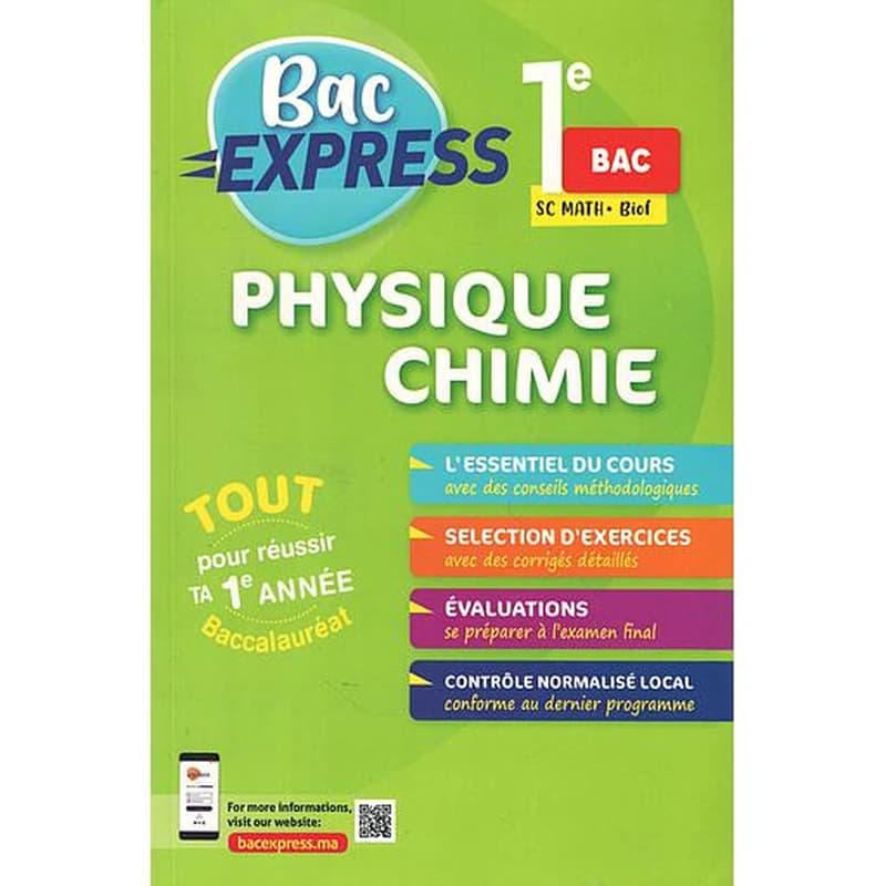 Bac Express 1Bac sc math Physique Chimie