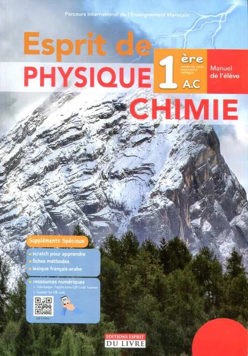 ESPRIT PHYSIQUE CHIMIE 1AC