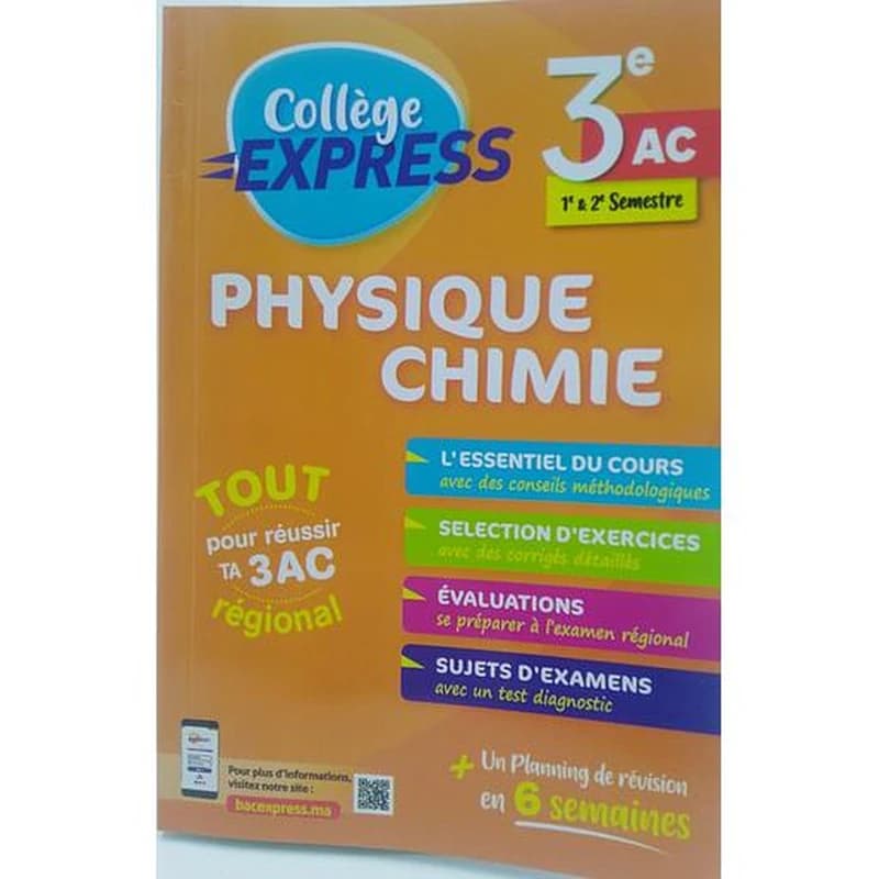 Collège Express Physique chimie 1&2 Semetre 3AC