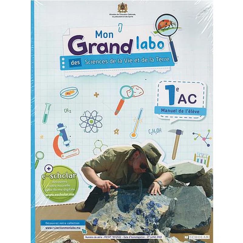 MON GRAND LABO DES SCIENCES DE LA VIE ET DE LA TERRE  1 AC