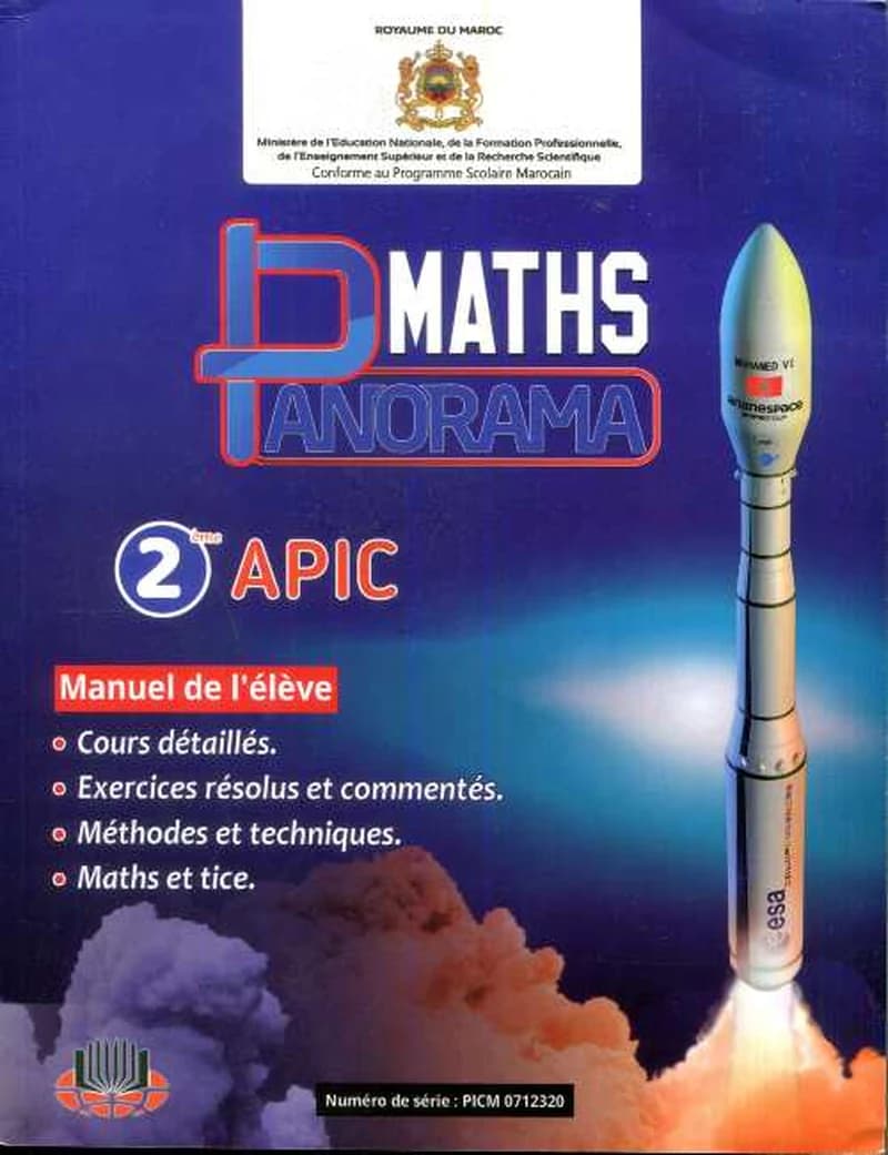 PANORAMA MATHS 2 AC BIOF