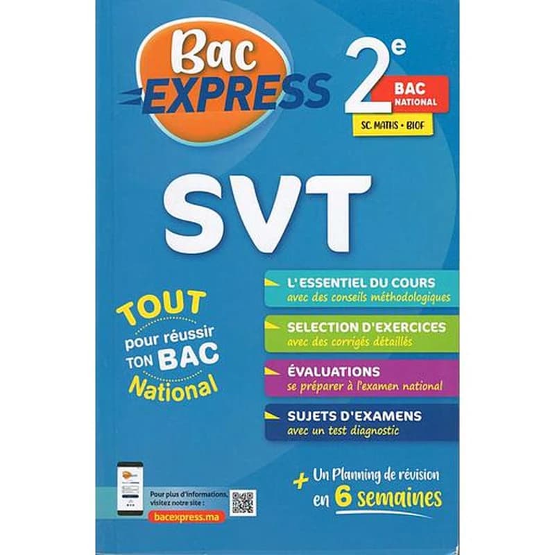 BAC EXPRESS SVT 2 BAC BIOF SC-MATHS