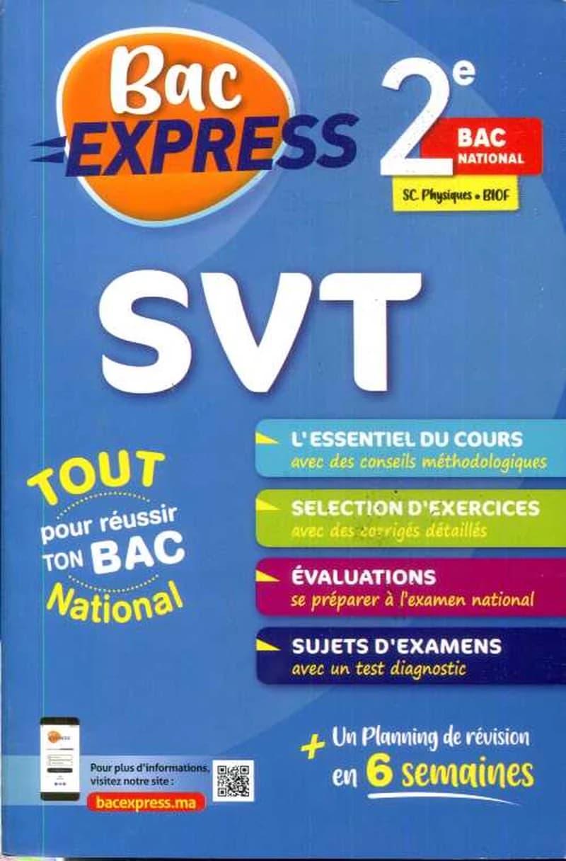 BAC EXPRESS SVT 2 BAC BIOF SC-PC