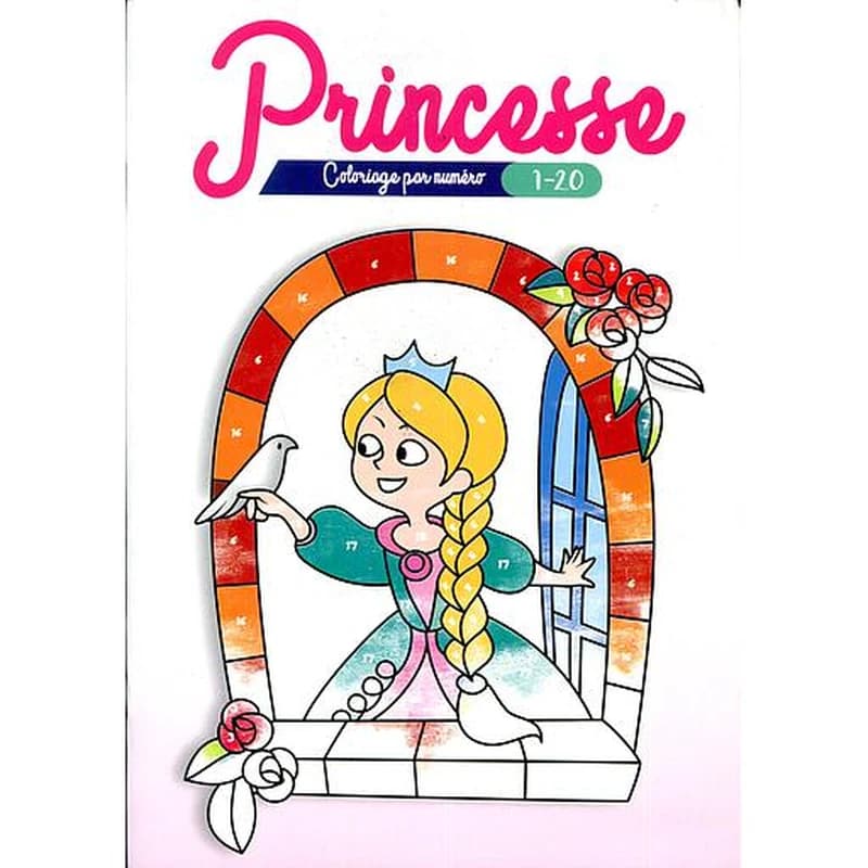 Coloriage par numéro - Princesse