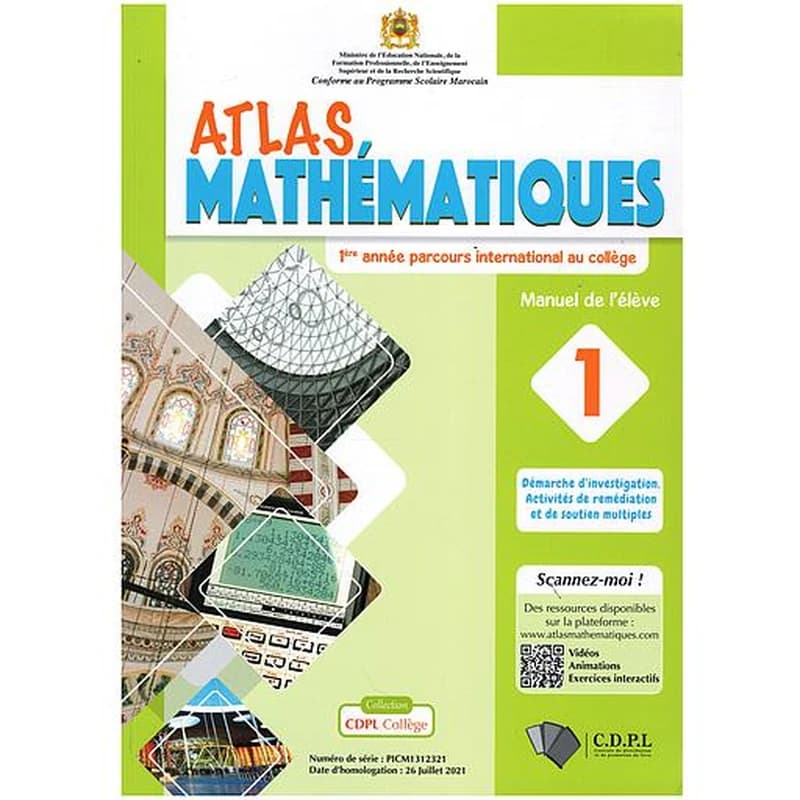 Atlas des Mathématiques 1ère Année collège