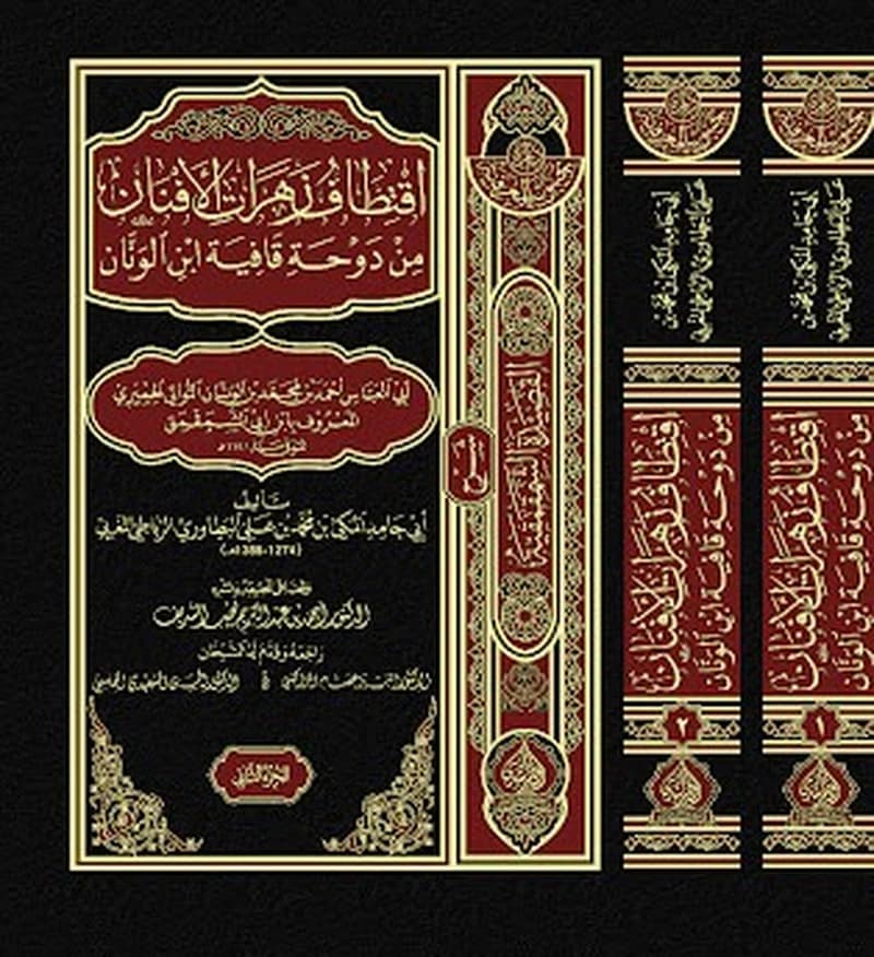 اقتطاف زهرات الأفنان من دوحة قافية ابن الونان 1