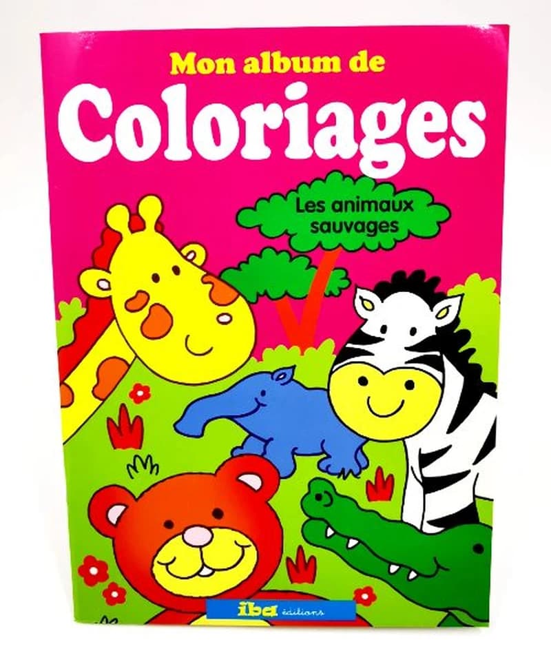 Mon album de coloriage - Les animaux sauvages