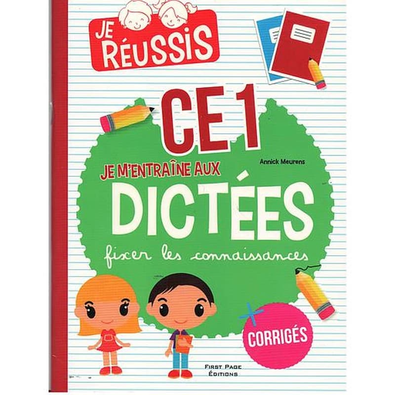 JE M'ENTRÎNE AUX DICTÉES CE1