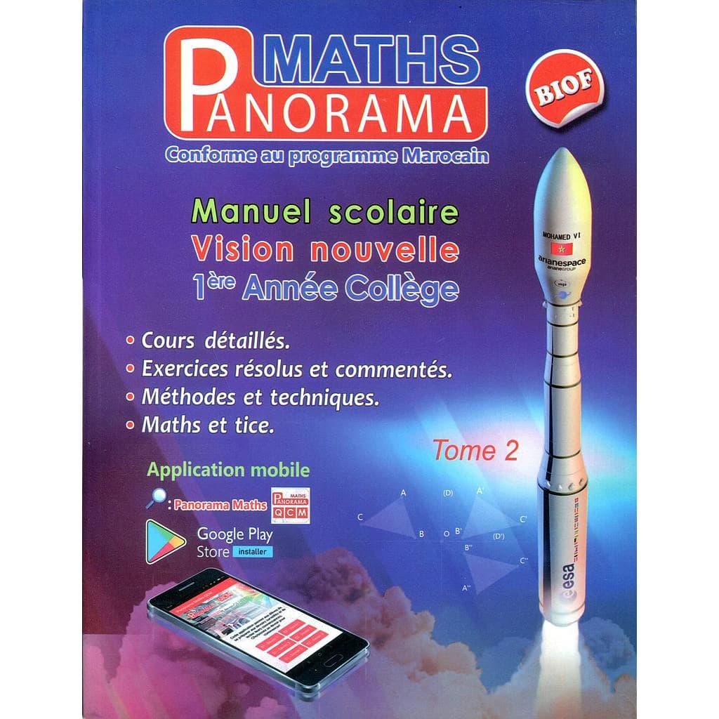 PANORAMA MATHS BIOF TOME 2 1ER AC