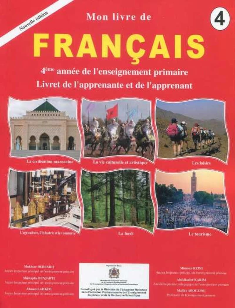 Mon Livre de français 4ème année primaire