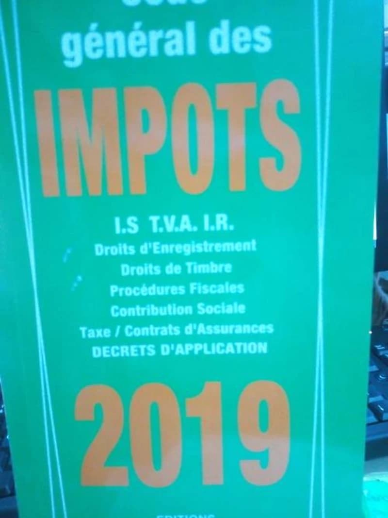 CODE GENERAL DES IMPOTS 2019