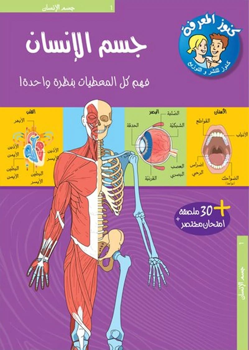 جسم الإنسان 17 + ملصقة امتحان مختصر