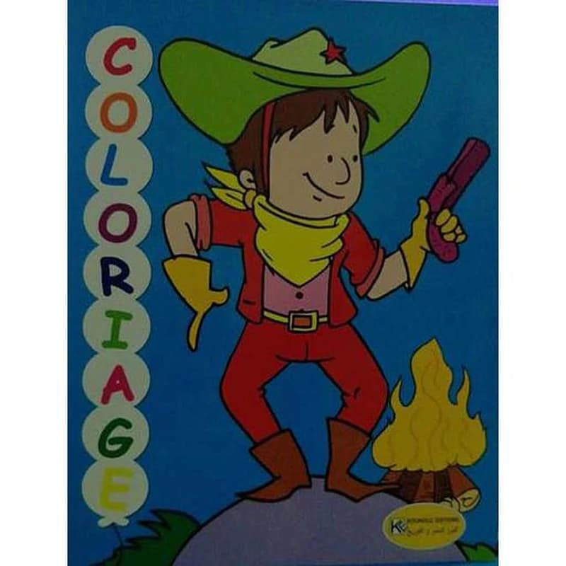 Coloriage - Bleu