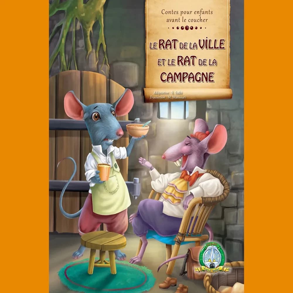 CONTES POUR ENFANTS : LE RAT DE VILLE ET LE RAT DE CA