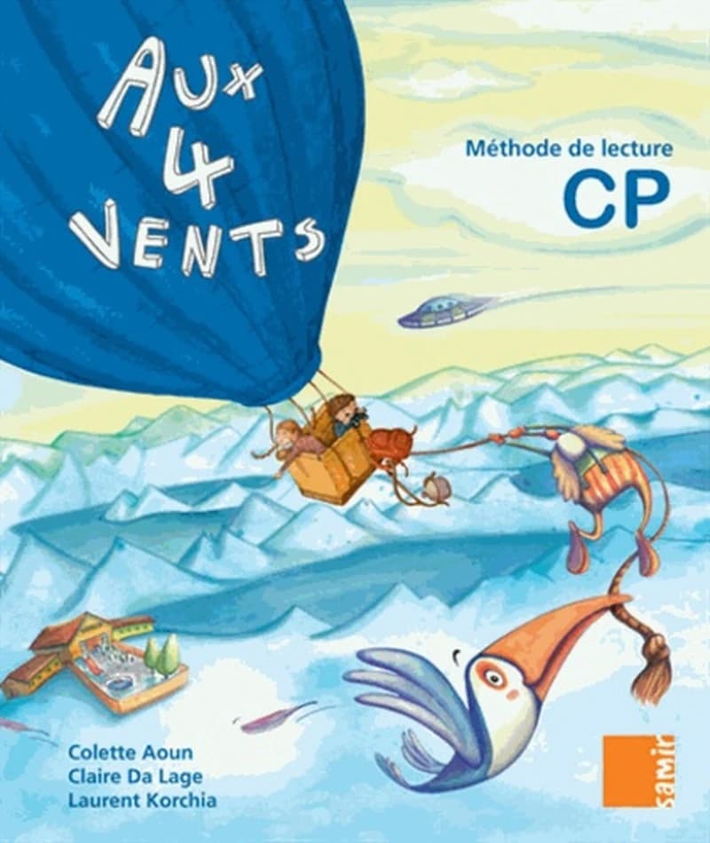 Aux 4 vents : méthode de lecture : cours préparatoire