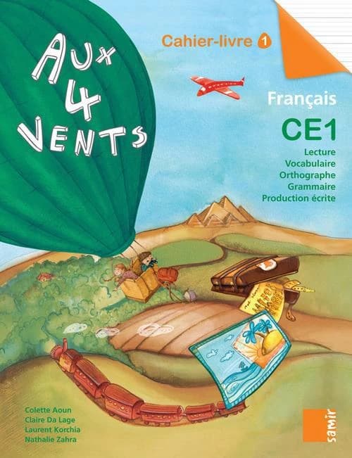 Aux 4 vents : lecture : cours élémentaire 1re année