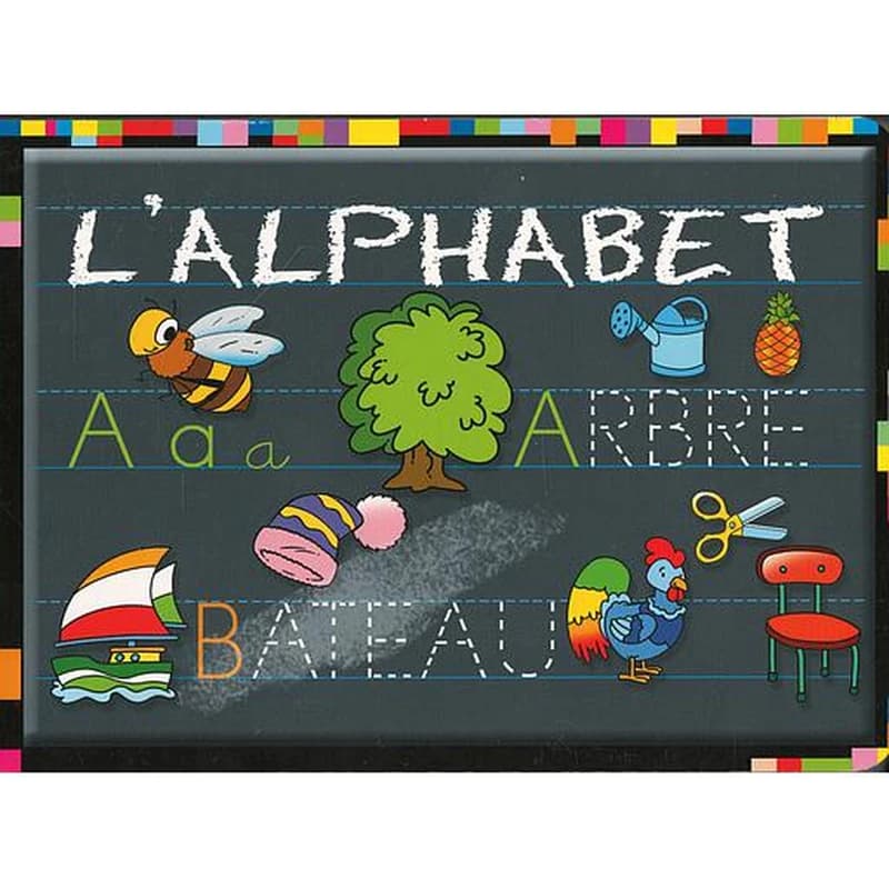 J'ECRIS ET J'EFFACE - L'ALPHABET