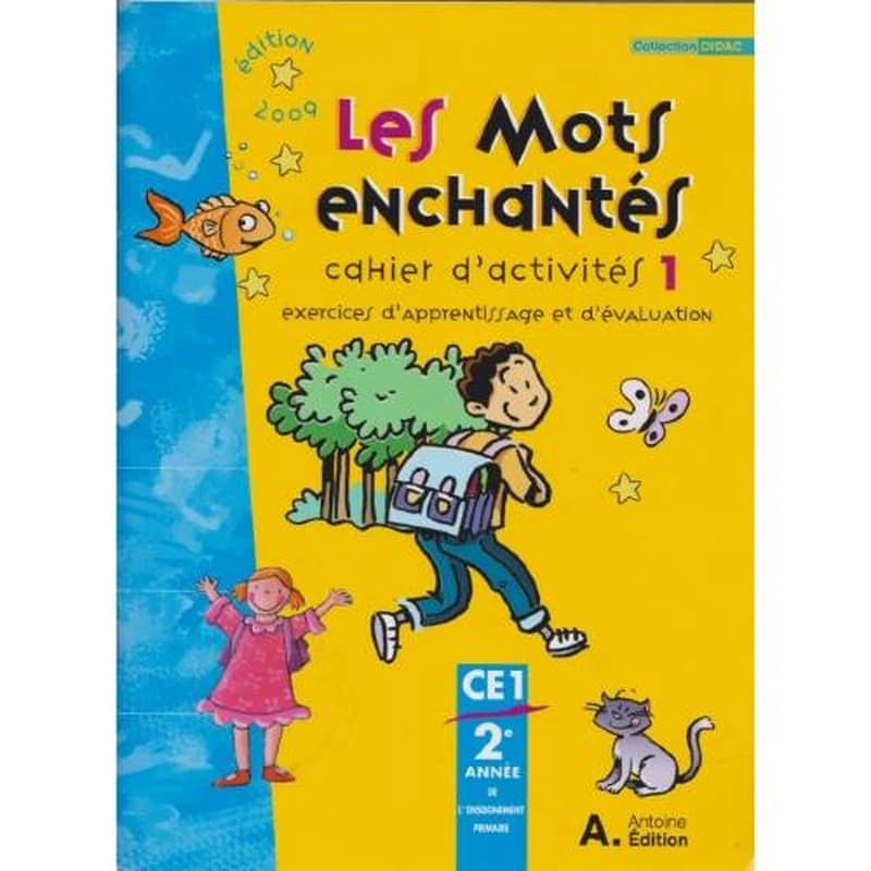 LES MOTS ENCHANTES CE1 CAHIER D ACTIVITES 1