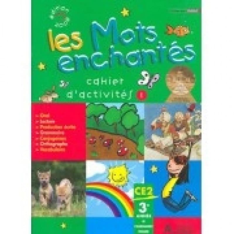 LES MOTS ENCHANTES CE2 CAHIER D ACTIVITES 1