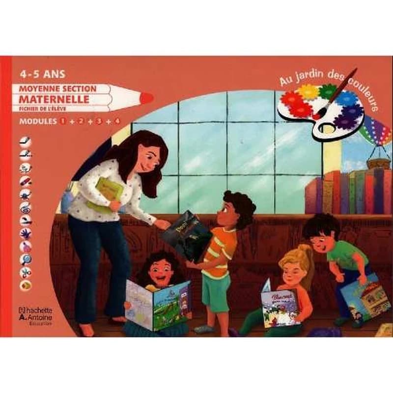 AU JARDIN DES COULEURS 4-5 ANS
